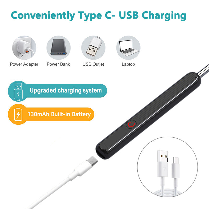 Ear Cleaner, Otoscope, Ear Wax Removal Tool with Camera, LED Light. - Discover Epic Goods