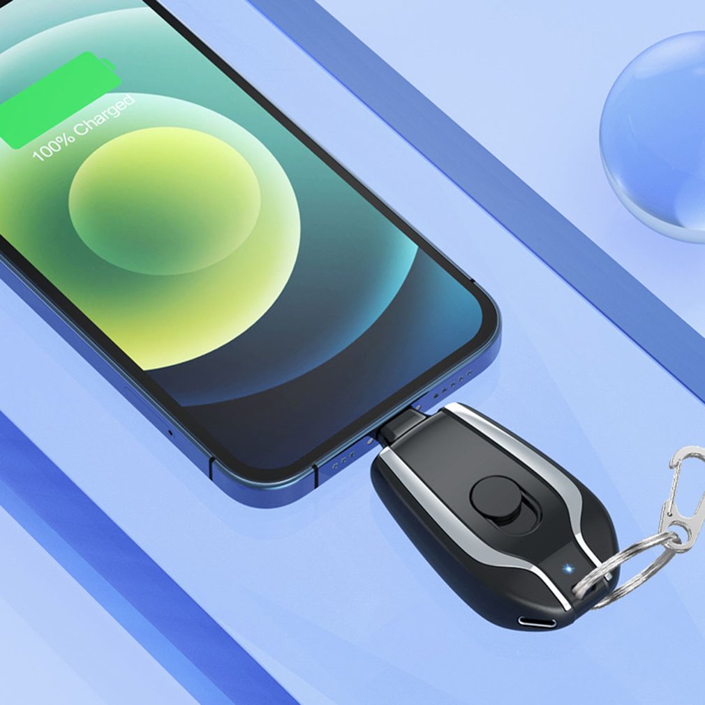 1500mAh Mini Emergency Keychain Charger with Type C Ultra-Compact Mini Battery - Discover Epic Goods