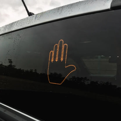 Car Funny LED Illuminated Gesture Light