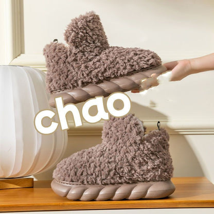 Winter Waterproof Heeled Slippers for Indoor and Outdoor Use, Cute Cotton Slippers - Discover Epic Goods