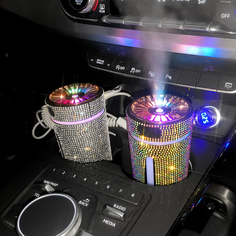 Luxury Diamond Car Humidifier LED Light - Discover Epic Goods