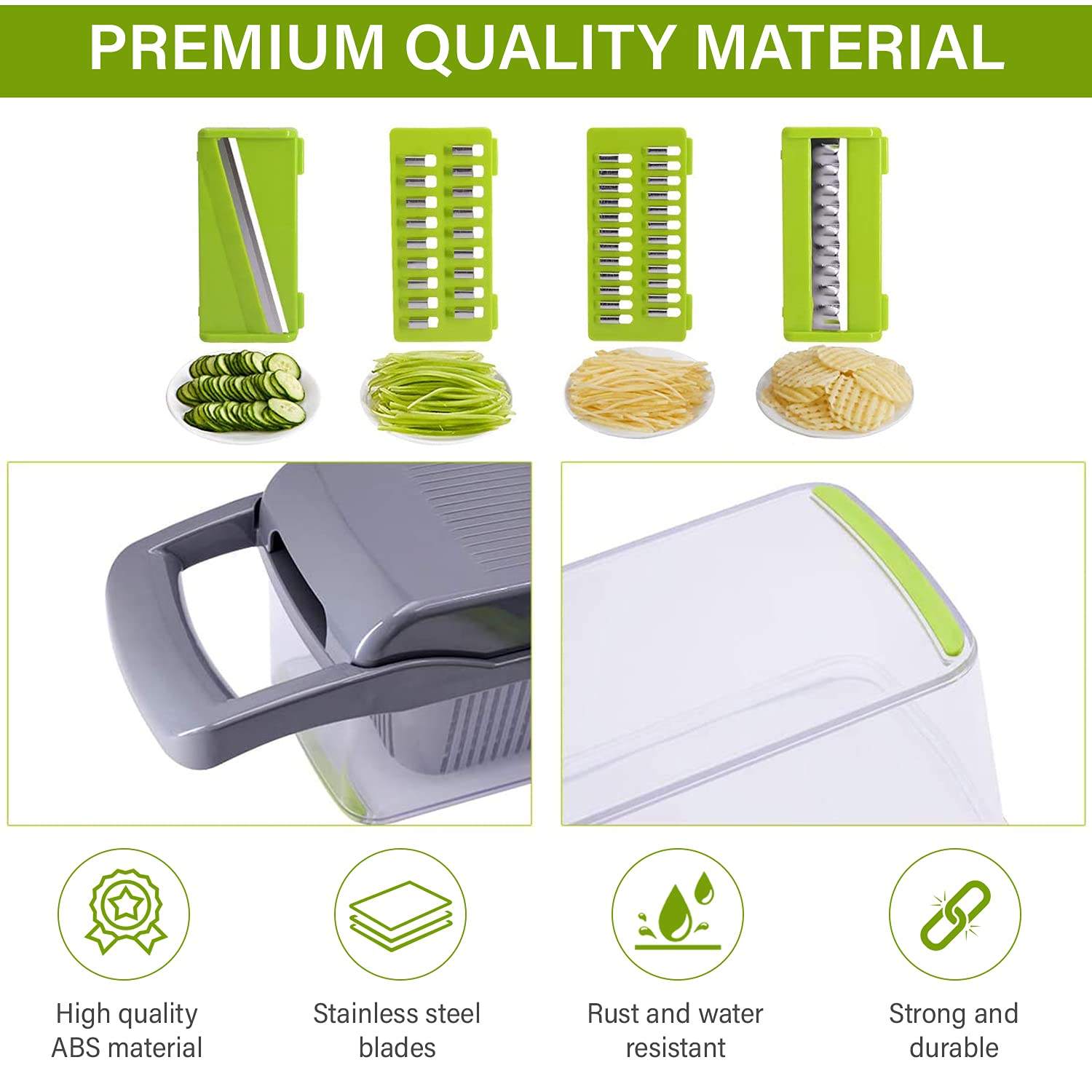 12 In 1 Manual Vegetable Chopper - Discover Epic Goods