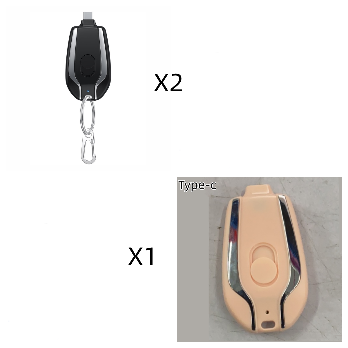 1500mAh Mini Emergency Keychain Charger with Type C Ultra-Compact Mini Battery - Discover Epic Goods