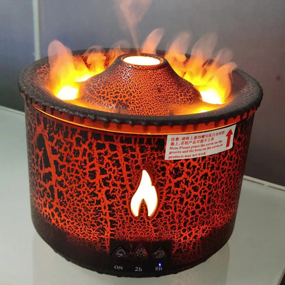 Creative Ultrasonic Essential Oil Humidifier Volcano Aromatherapy Machine