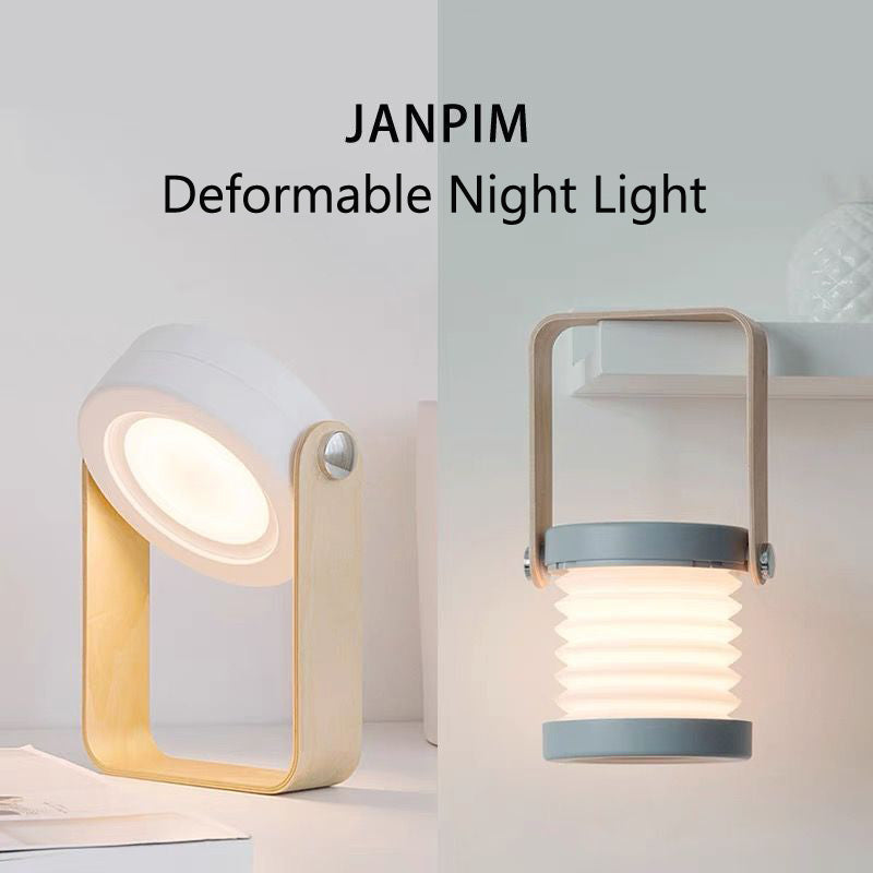Foldable Camping Lamp Touch Dimmable LED Portable Light USB Rechargeable Tent Light Outdoor Reading Night Light