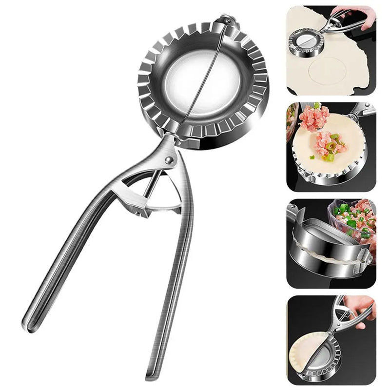 Stainless Steel Dumpling Maker Machine with Kitchen Dumpling Mold - Discover Epic Goods