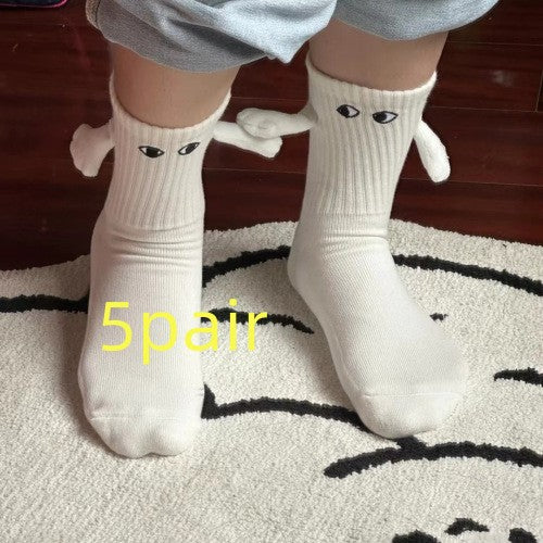 Couples Cartoon Magnetic Suction Hand Socks - Discover Epic Goods