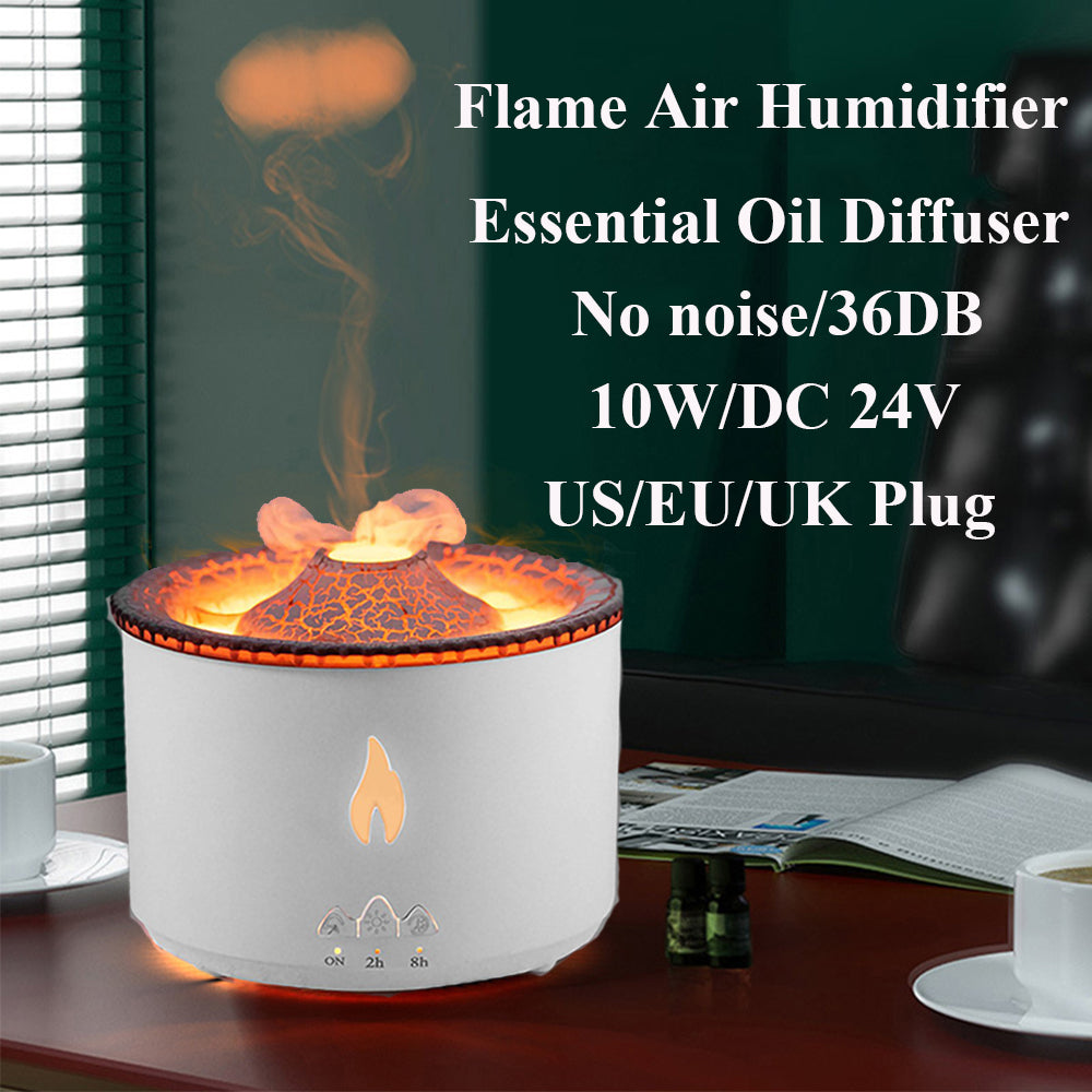 Creative Ultrasonic Essential Oil Humidifier Volcano Aromatherapy Machine