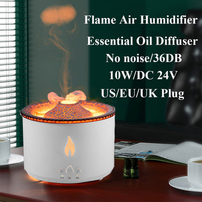 Creative Ultrasonic Essential Oil Humidifier Volcano Aromatherapy Machine