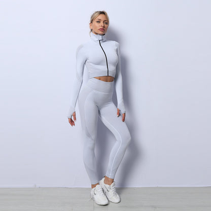 Women's Gym Set Sports Bra Crop Top Leggings Women's Gym Clothing Tracksuit