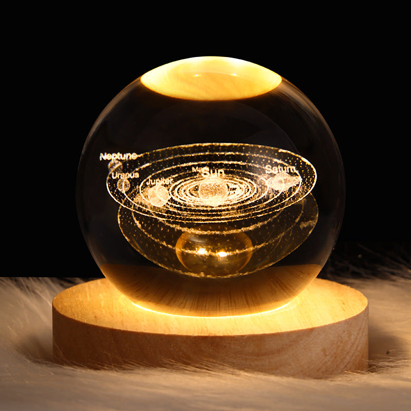LED Night Light Galaxy Crystal Ball - Discover Epic Goods