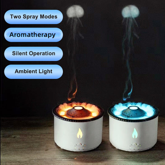 Creative Ultrasonic Essential Oil Humidifier Volcano Aromatherapy Machine